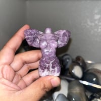 Image 1 of Lepidolite Angel Goddess 