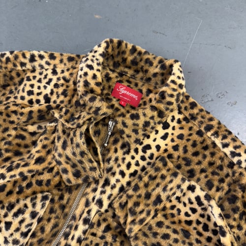 Image of FW 2017 Supreme Cheetah Zip Up, size large