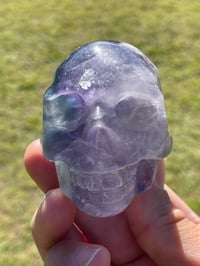 Image 7 of Rainbow Fluorite Crystal Skull #1965
