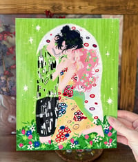 Image 2 of Green Yuri “The Kiss” Print