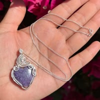 Image 3 of Charoite Heart in Sterling Silver 💜