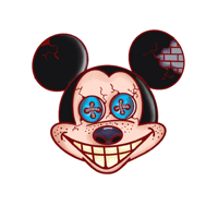 Crazy Mick Sticker