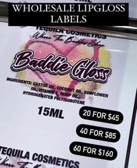 BRANDED LIPGLOSS LABELS 