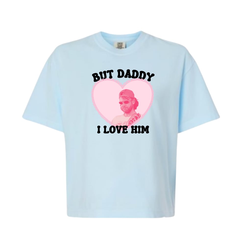 Image of I Love JB CHAMBRAY SLIGHT CROP