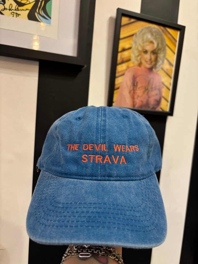 Image of custom embroidered dad caps 