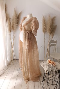 Image 2 of Photoshooting dress Vivienne | size S, M | dark beige