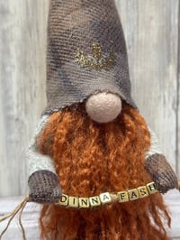 Image 1 of Outlander inspired Dinna Fash lambswool tartan gnome