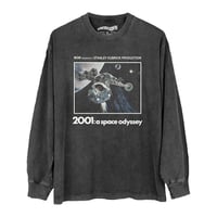 Image 7 of 2001: A Space Odyssey Premium T-Shirt – Washed Black Unisex Sci-Fi Movie Tee for Men & Women