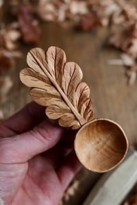 Image 8 of Oak Leaf~   Coffee Scoop 
