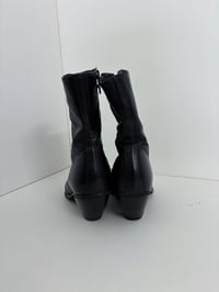 Image 3 of Vintage black leather boots // 37