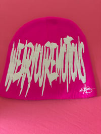 Image 1 of Wear your emotions pink beanie