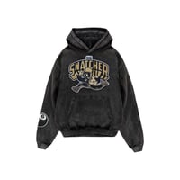Acid Washed Snatcher Hoodie Blk/Cream