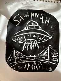 Image 4 of ufo over savannah bridge
