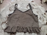 Image 3 of gingham with flowers
