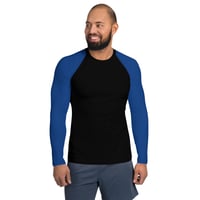 Image 1 of Enigma Blue Men's Rash Guard  