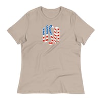 Image 6 of USA - Women's Relaxed T-Shirt from PatriotsCo.com