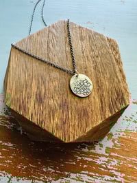 Image 1 of courage dear heart pendant necklace by peacesofindigo