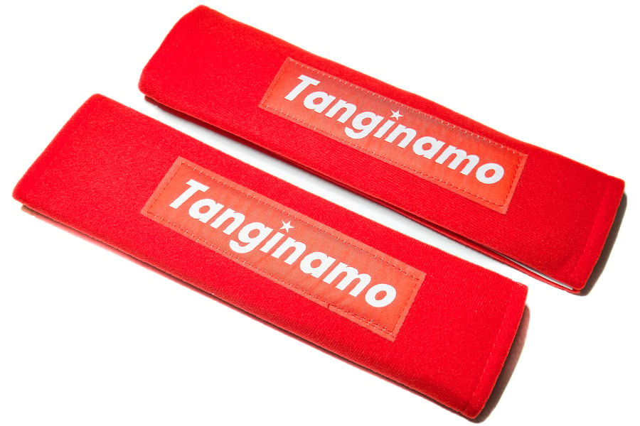 Image of TANGINAMO BOX LOGO SEATBELT PADS