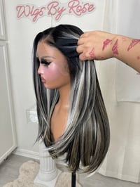 Image 5 of Edgy black highlights luxury (ready to ship) 