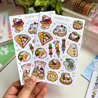 Image 1 of Assorted Fruit Dessert | Matte Sticker Sheet