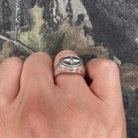 Image 4 of Cut Star Signet Ring