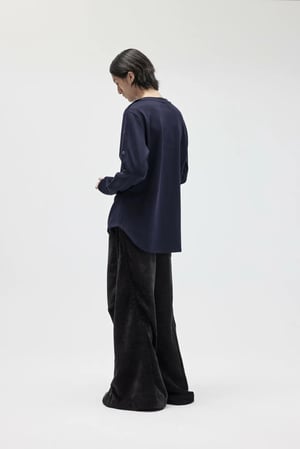 Image of EQUALNEAR - Astro Henley Sweatshirt (Blue)