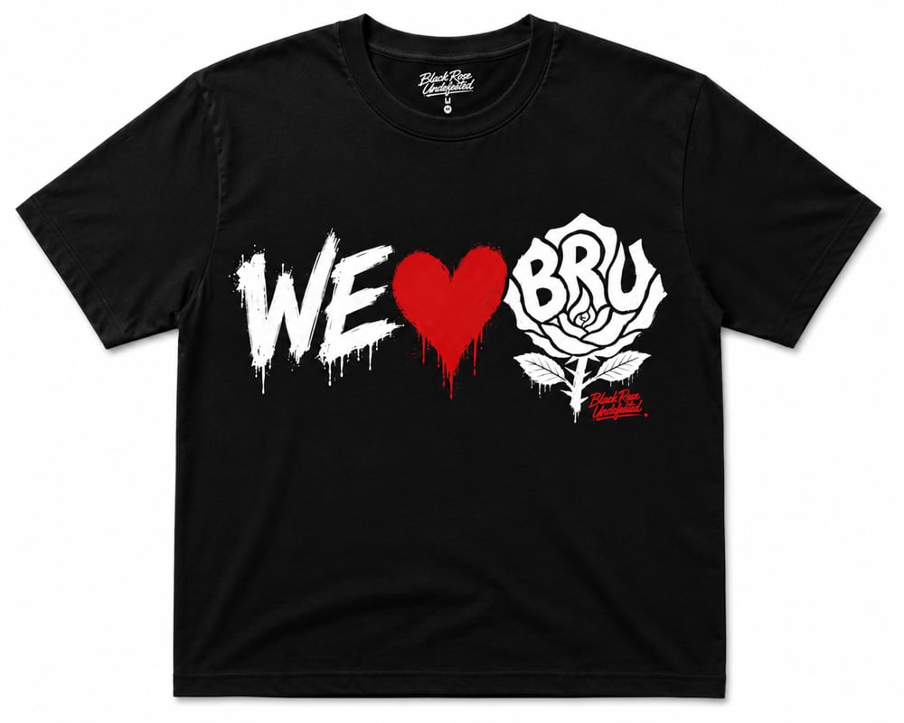 Image of WE LOVE BRU (BLACK)