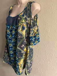Image 9 of (Gently Used) 2X new directions open shoulder multi top #1139*8