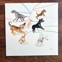 ORIGINAL ARTWORK - Yet Another Tangle - 30x30cm