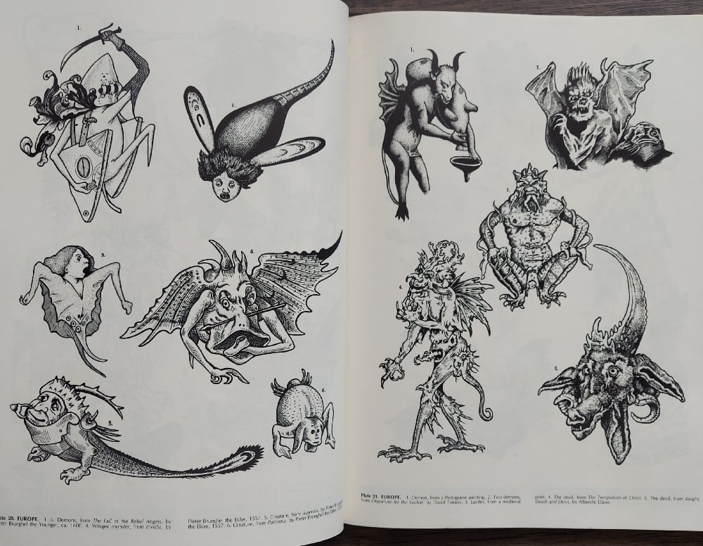 Treasury of Fantastic and Mythological Creatures: 1,087 Renderings from Historic Sources