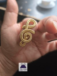 Image 2 of Clef Music note Ring