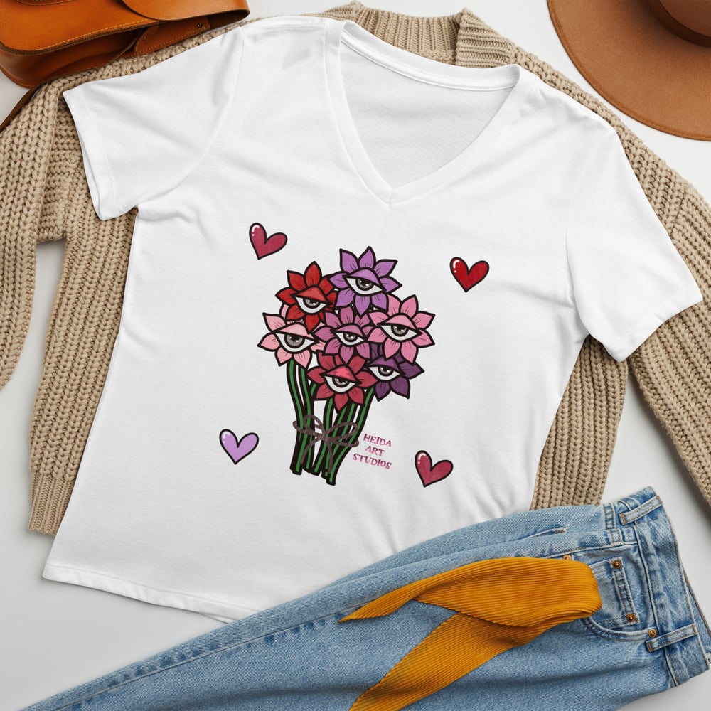 Image of Bouquet 💐 v-neck