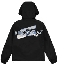 Image 1 of RISK TAKERZ WORLDWIDE-WINDBREAKER BLACK