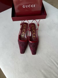 Image 4 of GG Heels - Burgundy