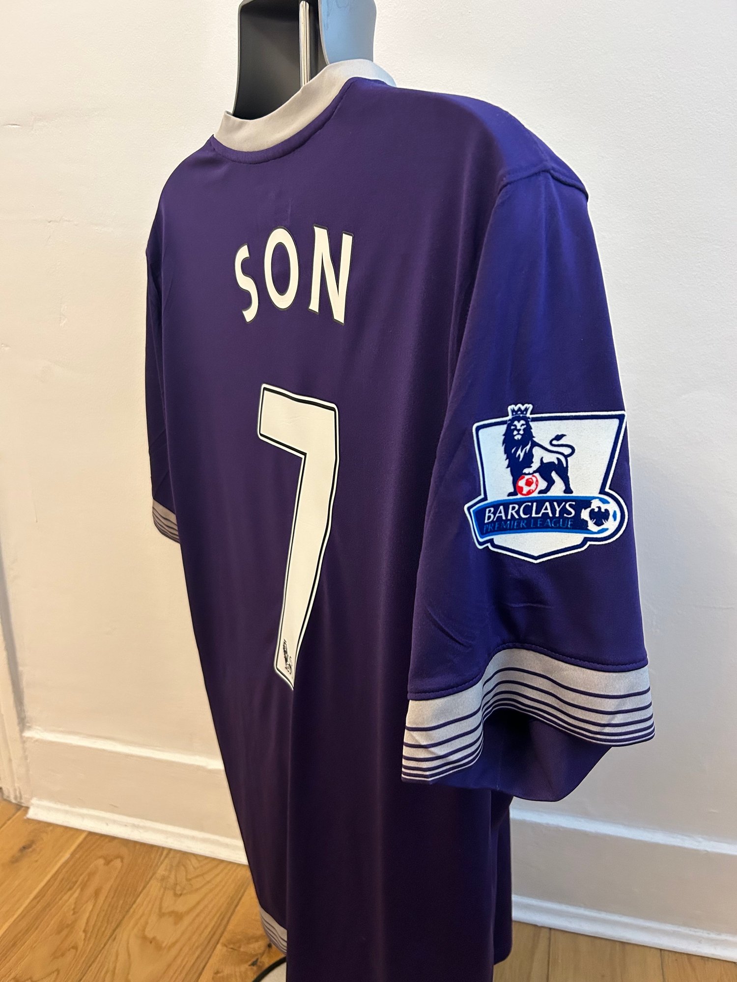 Image of Tottenham Hotspur “SON 7” 2015/16 Third Shirt + PL patches (XL)