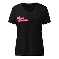 Image 8 of Bead Baddie Women’s relaxed v-neck t-shirt