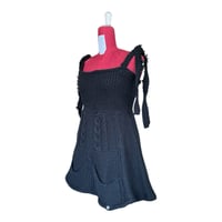 Image 2 of black winter dress 