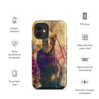 Image 9 of Beautiful Colorful Oil Painting Tabby Cat Inspired Tough Case for iPhone®