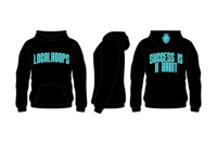 LocalHoops Club Fleece Hoodie - Black/Teal
