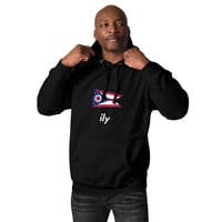 Ohio ily - Hoodie - Ohio Flag