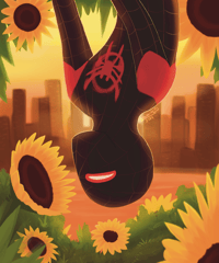 Image 1 of [ITSV] Sunflower Spidey (Small Print)