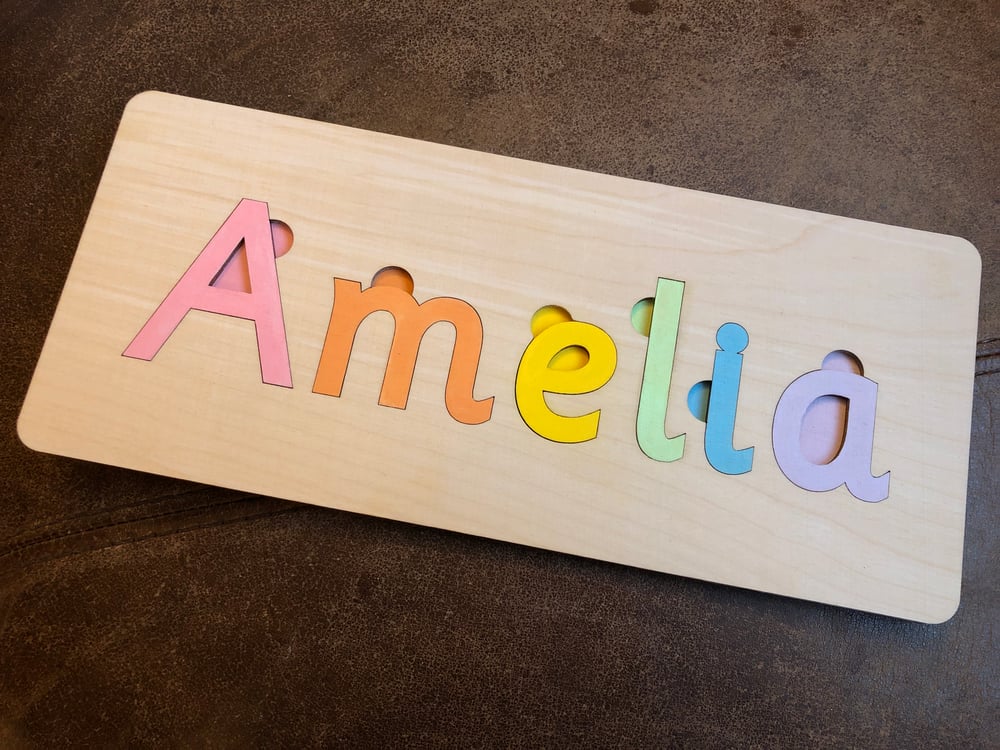 Image of Personalised hand painted Jigsaw Puzzle