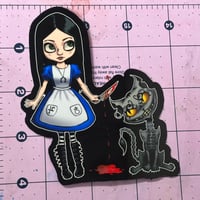 Image 2 of Alice and Cheshire cat stickers 