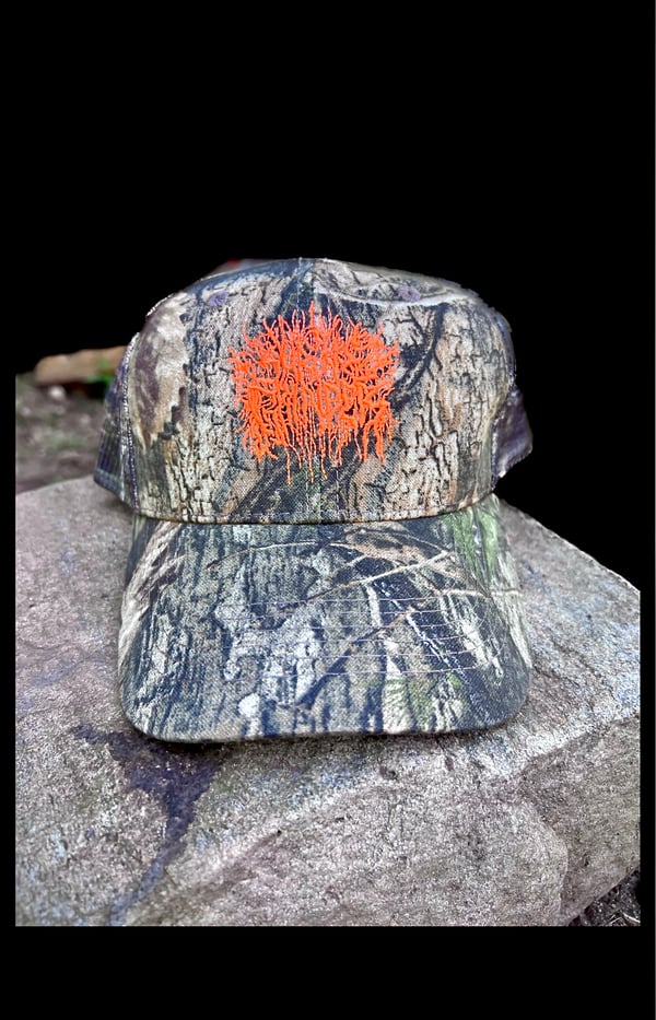 Image of Mossy Oak Mesh back  camo hat with Velcro closure 