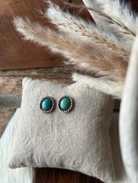 Image 3 of High Plains Turquoise Studs