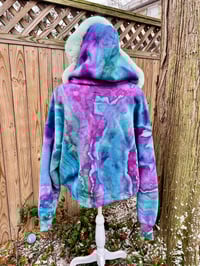 Image 2 of Fur Trimmed Zip Up Hoodie Size XXL