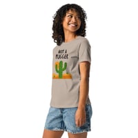 Image 5 of Women's Relaxed T-Shirt, Not a Hugger T-Shirt | Funny Introvert Cactus Humor Graphic Tee