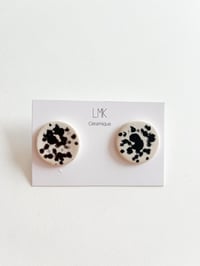 Paire de boucles d'oreilles céramique RONDA DALMA