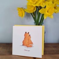 Image 2 of I Love You foxes