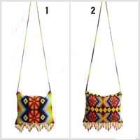 Image 2 of Huichol beaded bag 